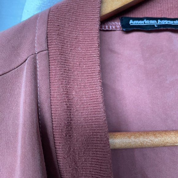 American Apparel Amelia Bomber Lightweight Bomber Jacket - Picture 6 of 6